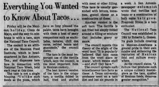 LAT: Everything You Wanted to Know About Tacos - 