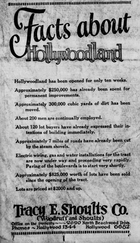 Ad for Hollywoodland - 