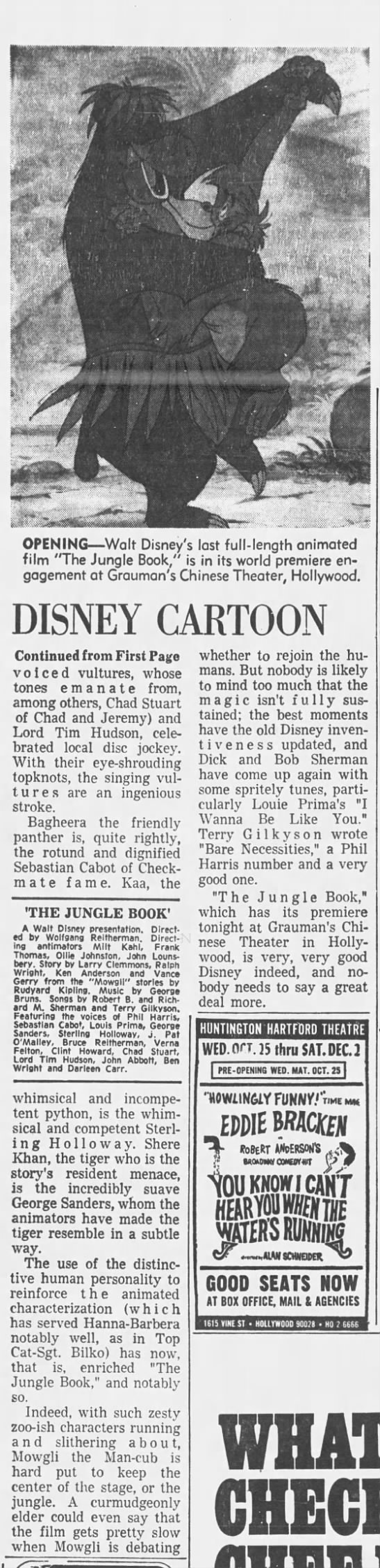 Charles Champlin's review of 'The Jungle Book' (1967) (2/2) - 
