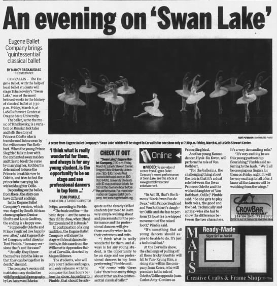 An evening on 'Swan Lake' - 