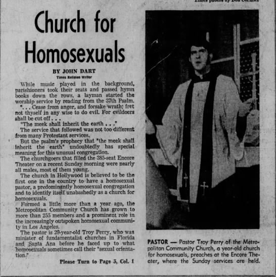 Church for Homosexuals - 