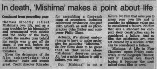 Mishima (2/2)* - 