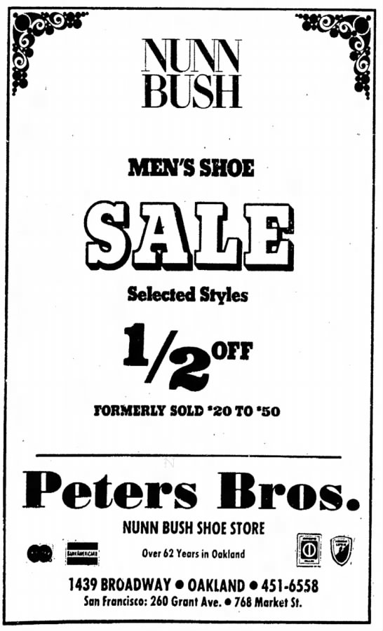 Peters Brothers -- Nunn Bush shoes - 