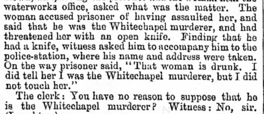 Whitechapel Murderer another nickname associated with Jack the Ripper - 