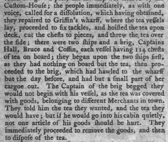 Breaking News 1773: The Boston Tea Party - 