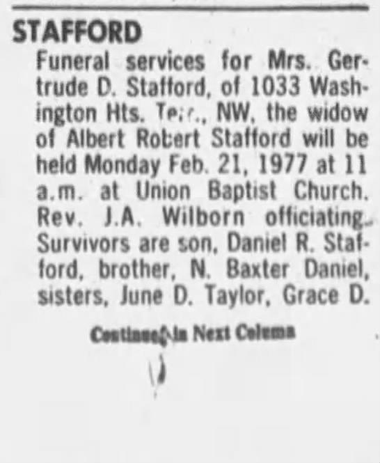 Gertrude Stafford obituary 2 - 