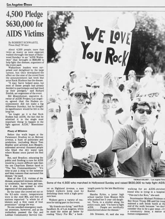 Marsha Rybin Aids walk with Tevis in stroller 1985 - 
