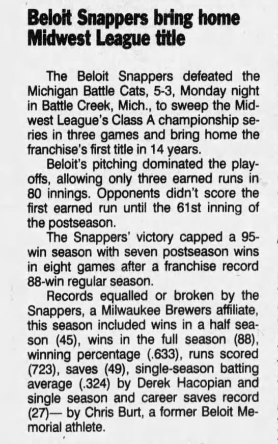 Wisconsin State Journal September 13 1995 - 