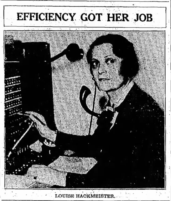 Efficiency Got Her Job - 