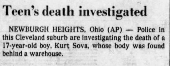 Kurt Sova - Dayton Daily News, 11/1/1981 - 