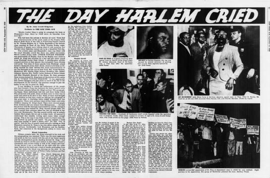 Firsthand account of the stabbing of Martin Luther King Jr. in Harlem in 1958 - 