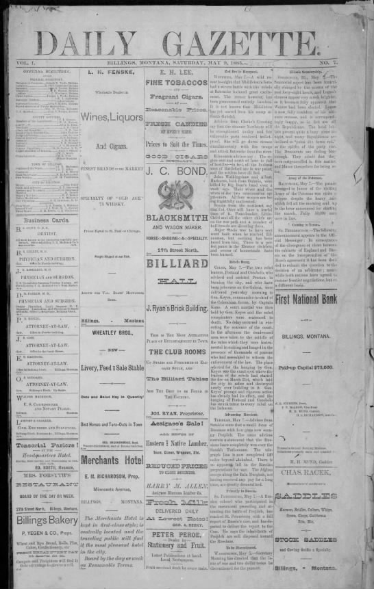 Daily Gazette - May 9, 1885 - 