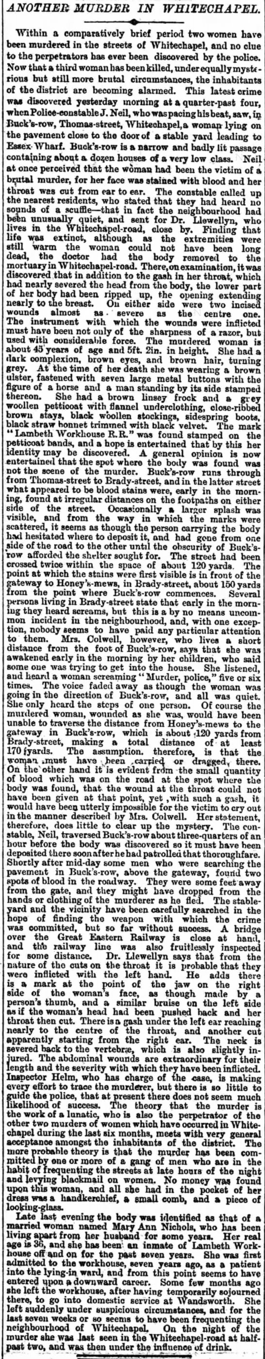 "Another Murder in Whitechapel" - 