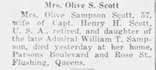 Obituary for Olive Sampson Scott (Aged 57) - 