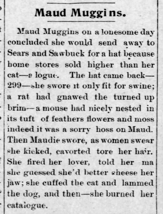 Sears and Sawbuck nickname (from 1907, not 1890). - 