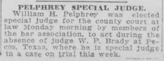 Pelphrey Special Judge - 