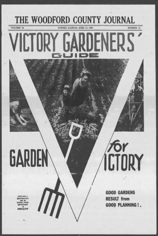 Victory garden guide by the US Department of Agriculture, 1943 - 