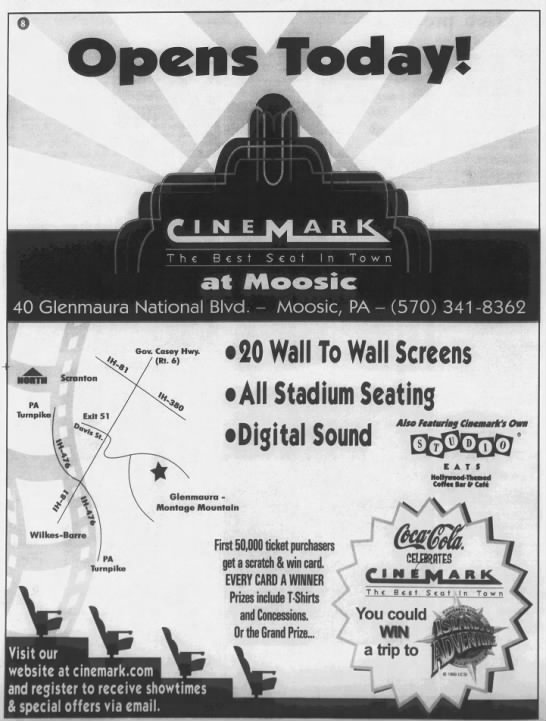 Cinemark at Moosic opening - 