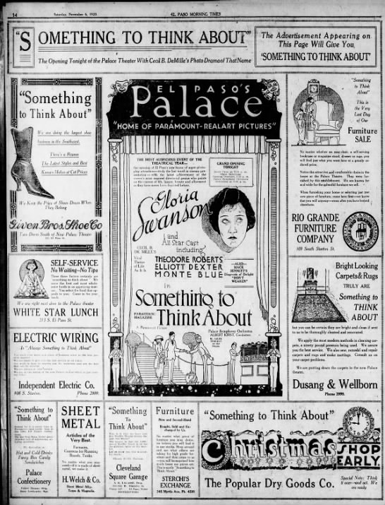 Palace theatre opening - 