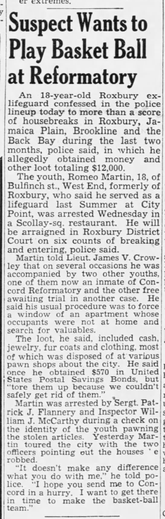 Romeo Martin Arrested (9 Jan 1942) - 