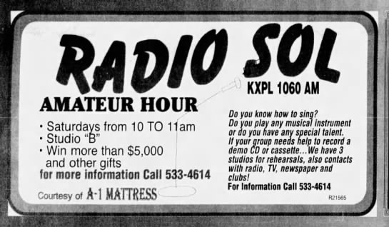 Radio Sol Amateur Hour - 