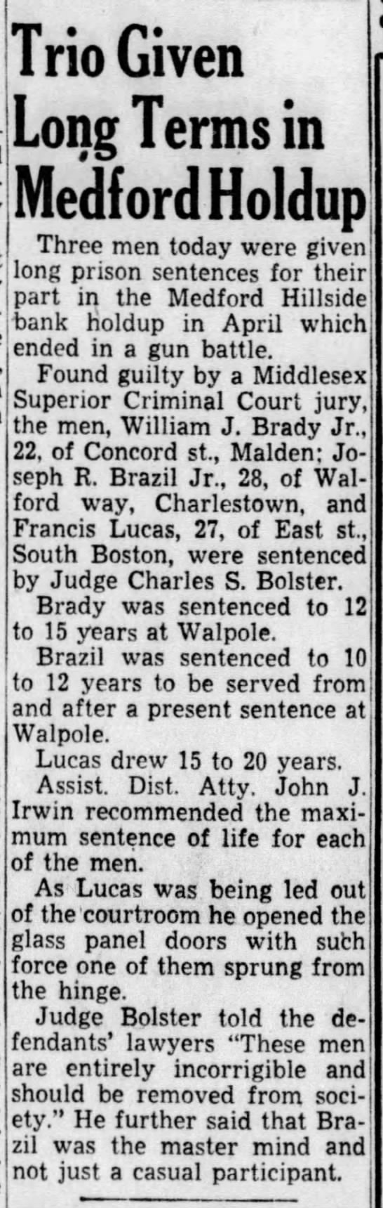 Brazil sentenced (4 Nov 1960) - 