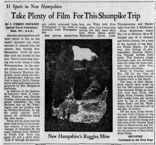 Take Plenty of Film For This Shunpike Trip - 