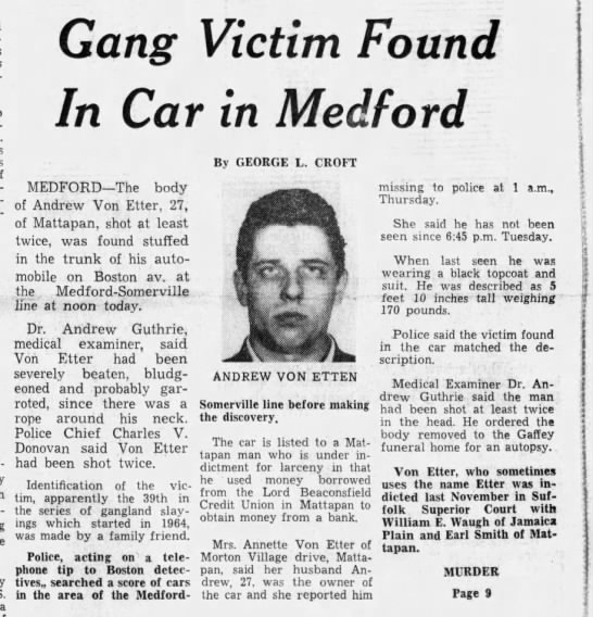 Von Etter murder (2 Feb 1967) - 