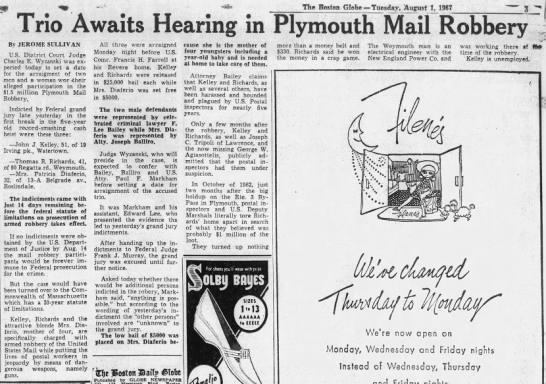 Plymouth Indictments (1 Aug 1967) - 
