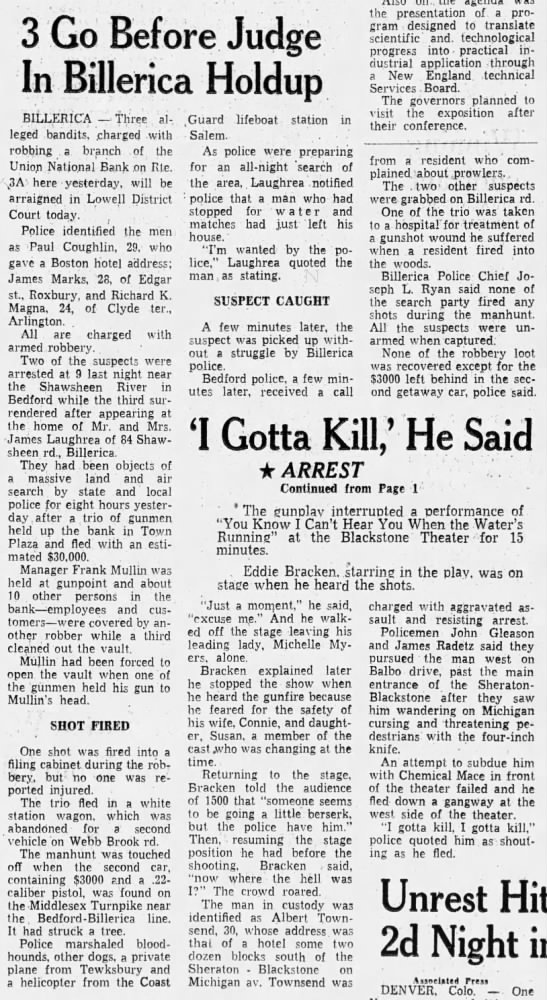 Marks Magna arrested (14 Sept 1968) - 