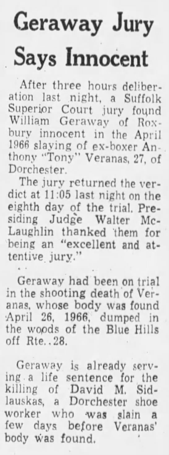 Geraway innocent Veranis (22 May 1969) - 