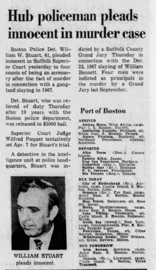 Billy Stuart indicted (21 Feb 1970) - 