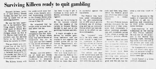 Quitting gambling - 