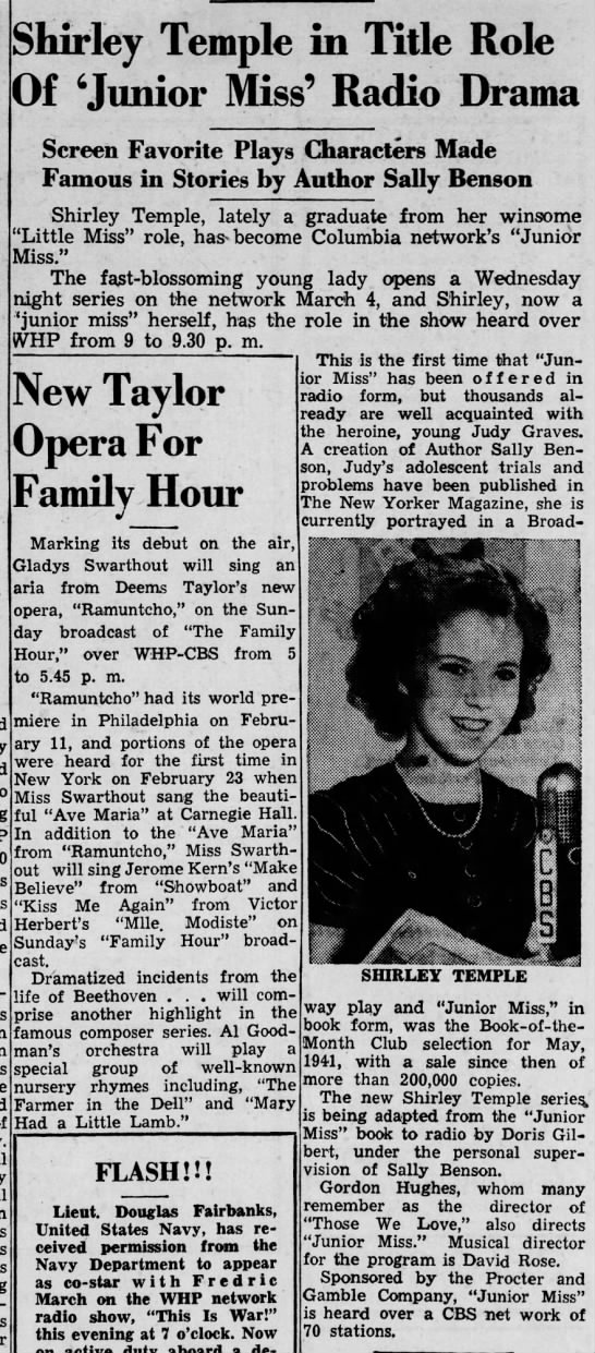 Shirley Temple in Junior Miss - 