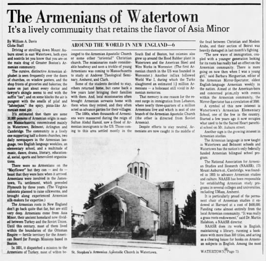 Armenian Community of Watertown - 