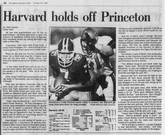 1983 Harvard-Princeton - 