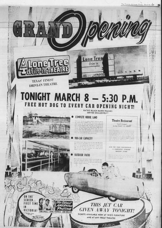 Lone Tree Drive-In opening - 