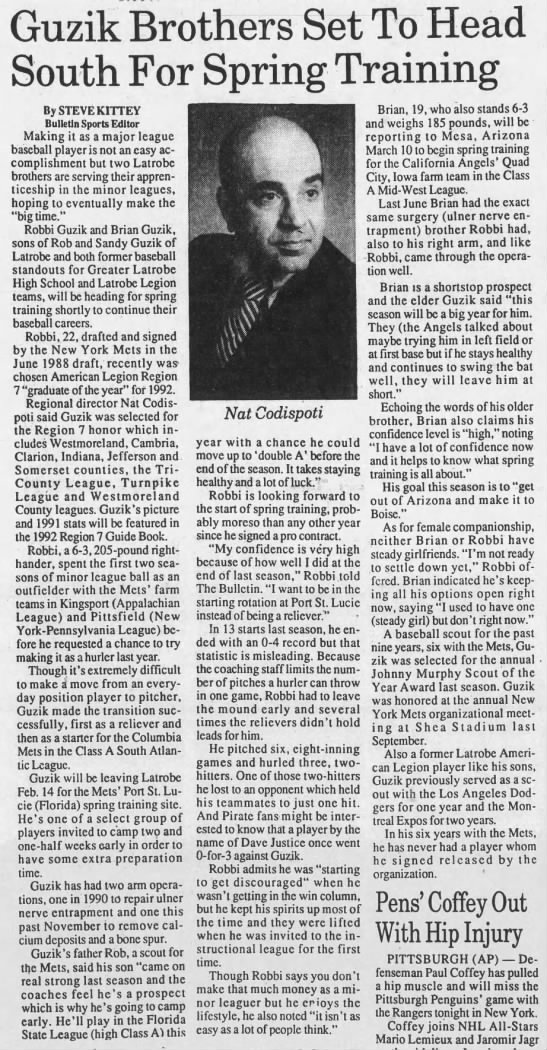 Robbi Guzik - Feb. 5, 1992 - Greatest21Days.com - 
