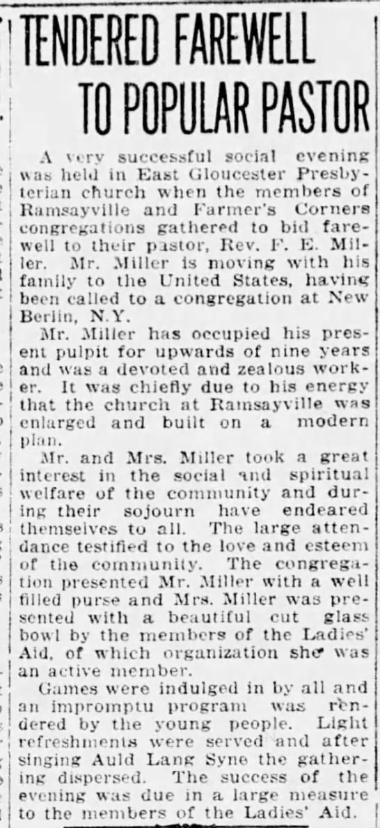 Ramsayville Presbyterian Church - 