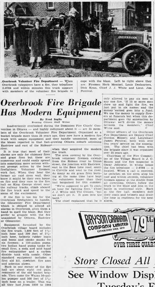 Overbrook Fire brigade - 