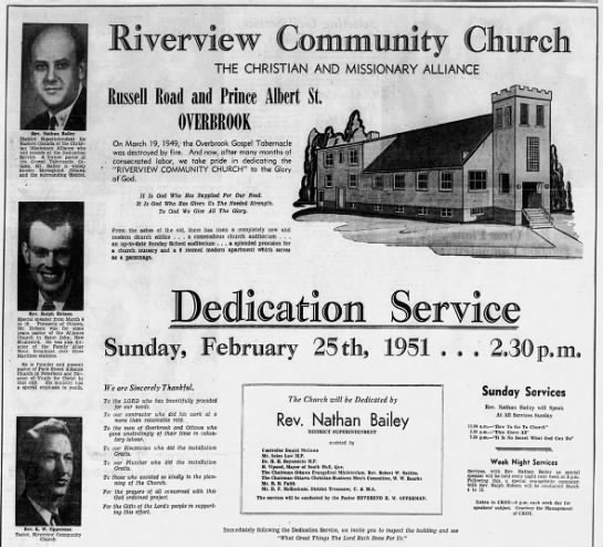 Riverview Community Church opens - 