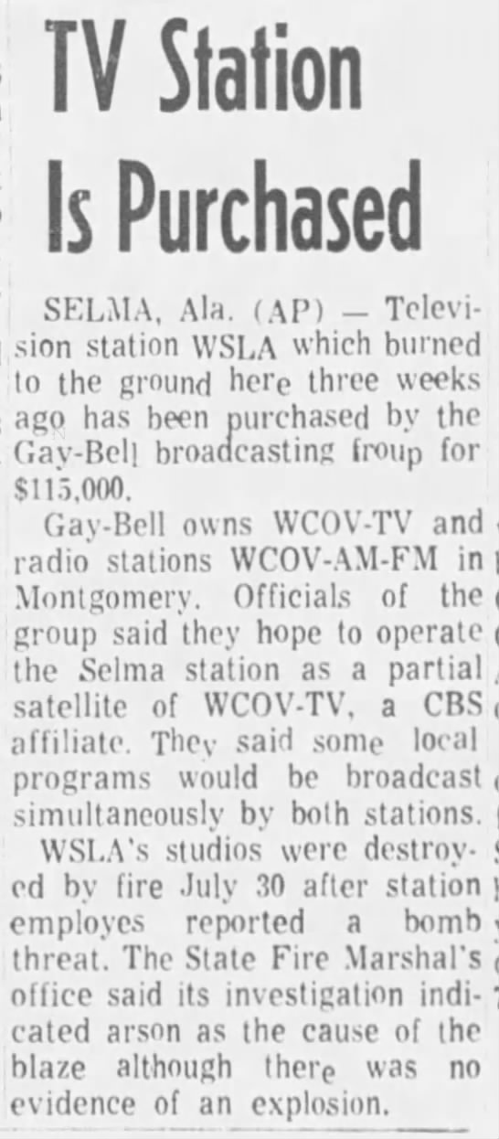 TV Station Is Purchased - 