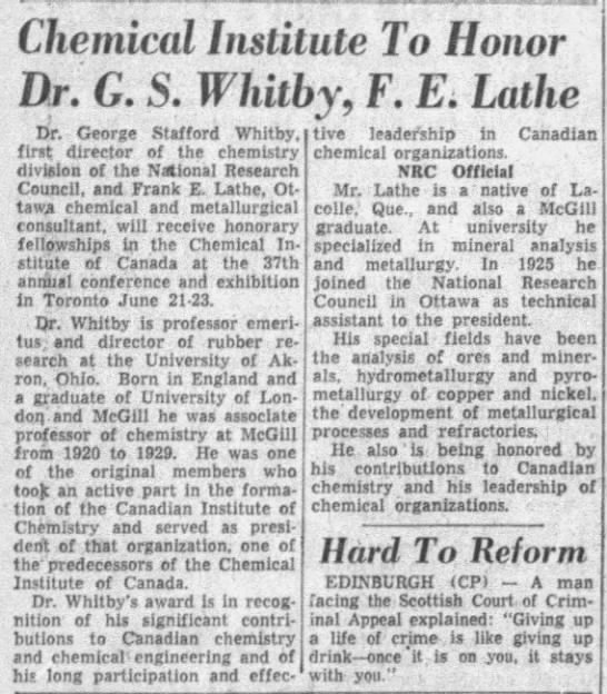 Dr. G.S. Whitby - 