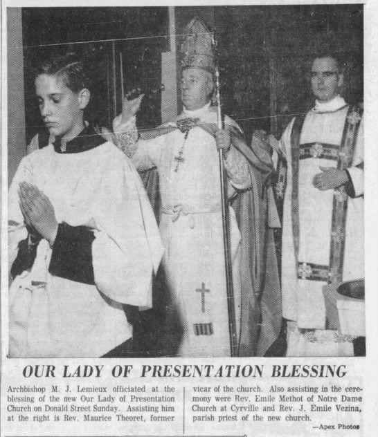 Our Lady of Presentation Church blessing - 