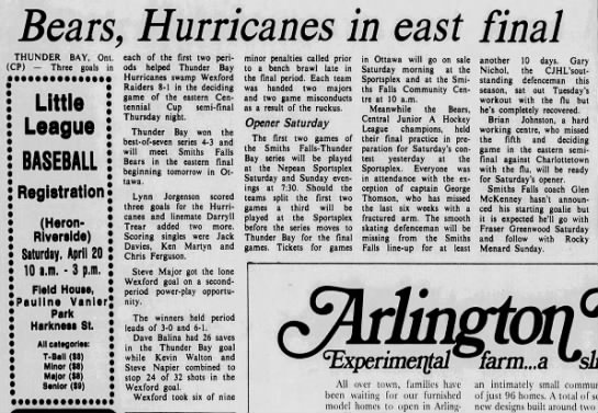 Hurricanes 1974 - 