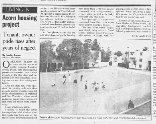 Acorn Housing Project PT 1 - SF Examiner Feb 23, 1992 - 