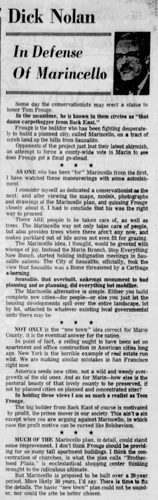 In Defense of Marincello - 