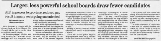 School board changes - 