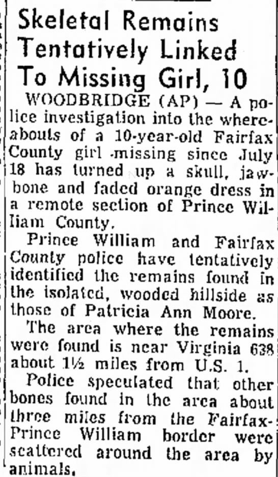 Murder of Patricia Ann Moore - 