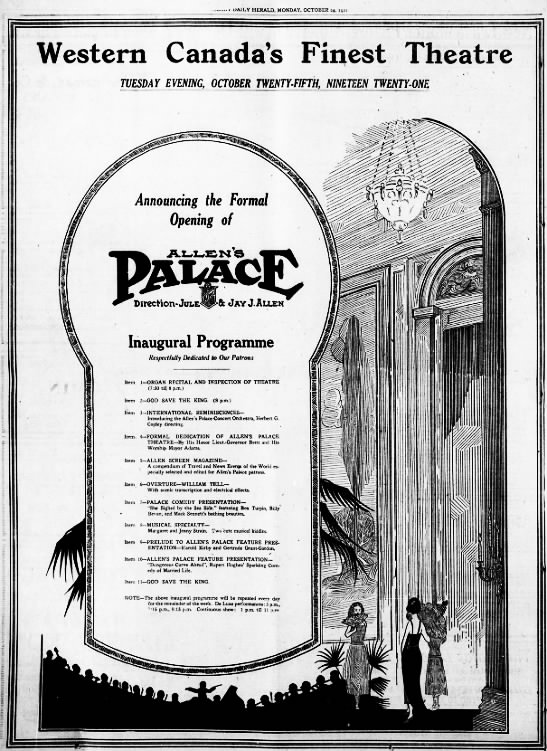 Allen’s Palace opening - 